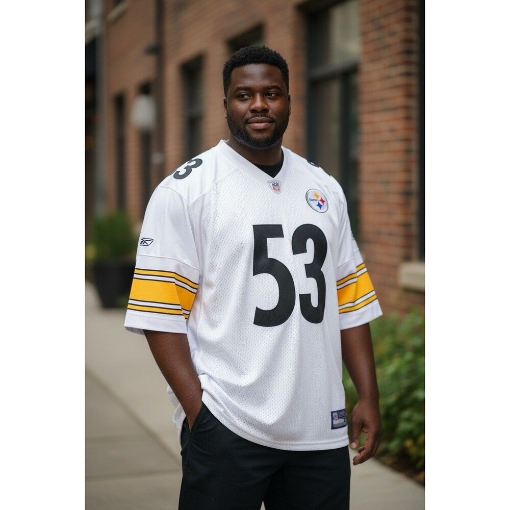 Pittsburgh Steelers Maurice Pouncey #53 Foot Ball Jersey. Size 50.